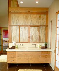Bathrooms can be calm and relaxing, even on weekday mornings. Bamboo Bathroom Vanity Houzz