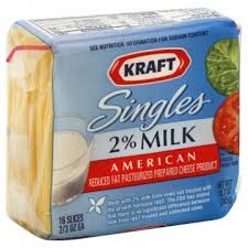 kraft cheese american 2 milk reduced