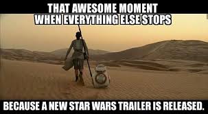 Star Wars: The Force Awakens trailer sends social media into ... via Relatably.com