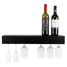 Retro Pinot Shelf Wine Glass Rack
