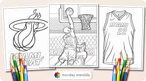 30 nba basketball coloring pages