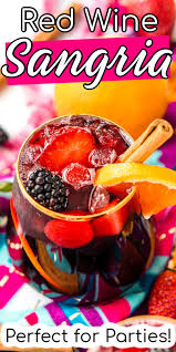 red sangria recipe with red wine