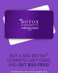 Maybe you would like to learn more about one of these? Bogo 50 Botox Gift Card Promo Ark La Tex Dermatology Facebook