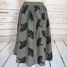 Bettie Page Gray Fanny Skirt 3x 14 16 Nwt