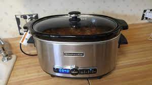 kitchenaid slow cooker 6 quart with