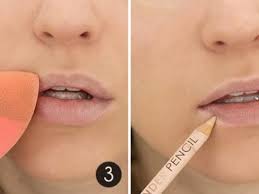 trik makeup bibir tebal agar terlihat