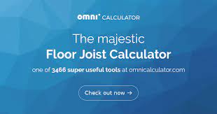 floor joist calculator