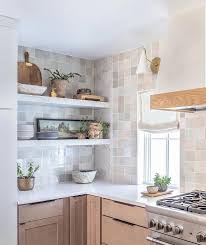 Gray Glazed Kitchen Backsplash Tiles