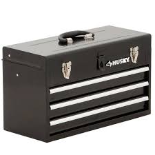 husky 20 in 3 drawer small metal