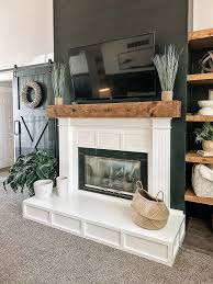 How To Build A Faux Wood Beam Mantel