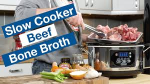 slow cooker beef bone broth recipe