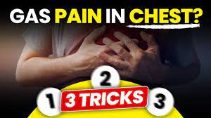 reduce gas pain in chest with these 3