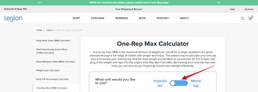 what is a one rep max and how do you