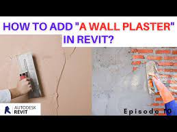 how to add a plaster to a wall in revit