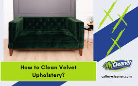 to clean velvet upholstery