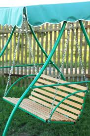 Replacing The Canopy On A Patio Swing