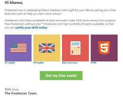 Free Exams From Freelancer Com Kheme