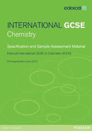 Gcse In Chemistry Master Booklet Spec
