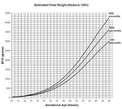 Fetal Weight Chart China Rainbow