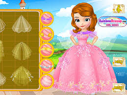 princess sofia s wedding dress game