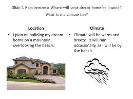 Dream Home Power Point Directions Using Your Dream Home