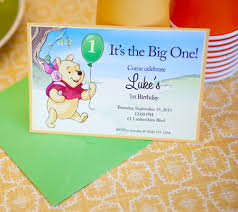 Winnie The Pooh Printable Birthday Party Invitations Disney Baby