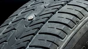nail in tire what to do is it safe
