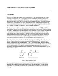 Acetylsalicylic Acid Aspirin Chemistry