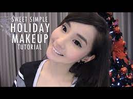 sweet simple holiday makeup tutorial