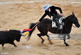 Colombian rejoneador Willy Rodriguez performs during a bullfight at...  Fotografía de noticias - Getty Images