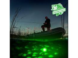 12v Led Green Underwater Submersible Night Fishing Light Crappie Shad Squid Boat Newegg Com