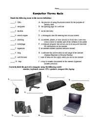 Wondering if you know all there is to know about information technology? Computer Parts Quiz Worksheets Teaching Resources Tpt