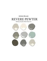 Revere Pewter Coordinating Colors