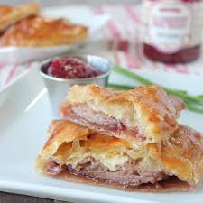 baked puff pastry monte cristo sandwich