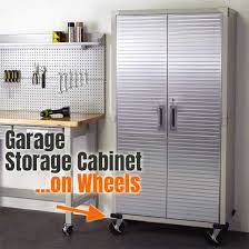 You can also get creative with your garage create and update existing units with a new face. How To Use A Tall Metal Storage Cabinet On Wheels