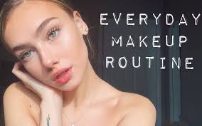 my everyday makeup routine 哔哩哔哩