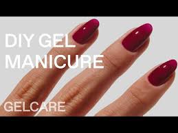 how to diy gel manicure beginner step