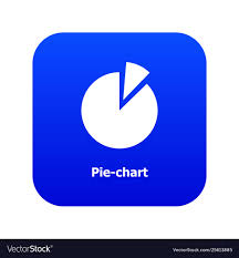 Pie Chart Icon Blue