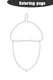 Acorn coloring pages are one of best wallpaper image reference about acorn printable coloring pages for kids, toddler, and kindergarten. Acorn In Cartoon Style Autumn Black White Coloring Page Education Paper Game For The Development Of Children Kids Preschool Stock Illustration Illustration Of Educational Acorn 157898052