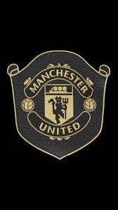 manchester united logo black