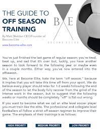 your off season training guide preview