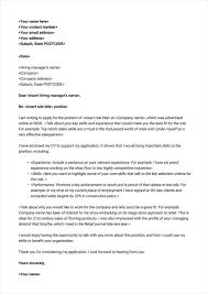 Free Cover Letter Template Seek Career Advice