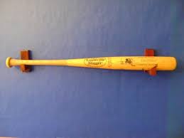 Single Baseball Bat Holder Horizontal