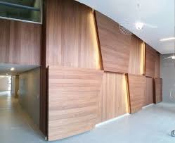 Wood Veneer On Gypsium Board Walls