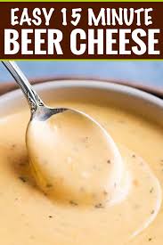 creamy beer cheese sauce the chunky chef