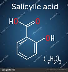 Salicylic Acid Molecule Type Phenolic Acid Structural Chemical