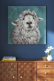 Buy Lincoln The Sheep Canvas Wall Art