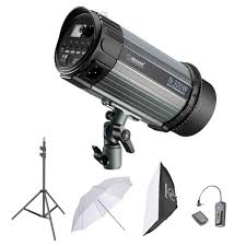 Neewer 300w Studio Strobe Flash Photography Lighting Kit 1 Monolight 1 6 5 Feet Light Stand 1 Softbox 1 Rt 16 Wireless Trigger Set 1 33 Inches Umbrella For Video Location And Portrait Shooting Neewer Photographic Equipment And Accessories For