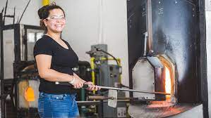 A Glassblowing Artist In The Making