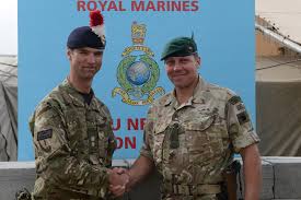 royal marines leave afghanistan for